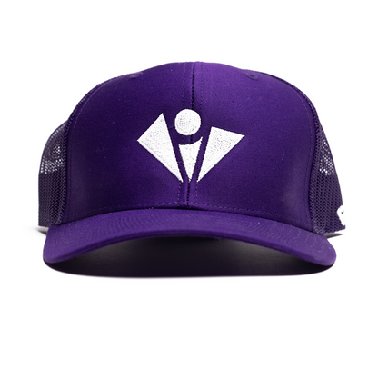 LittleWins Official "Logo" Trucker Hat - Purple