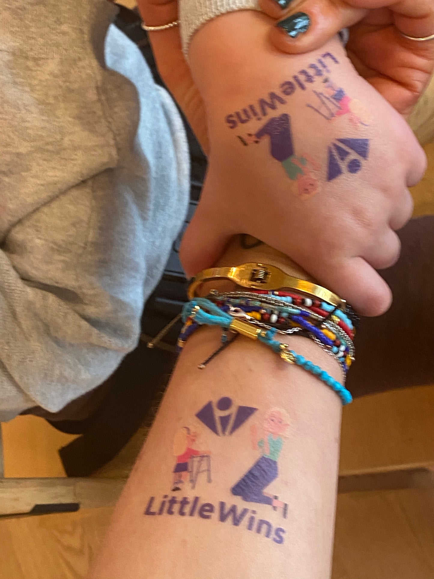 LittleWins "Story" Temporary Tattoos - 2x2